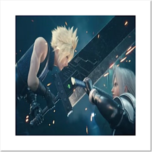 Cloud vs Sephiroth Posters and Art